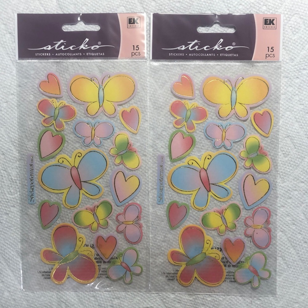 Sticko Butterflies Stickers
